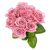 11 розовых роз