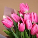Букет "19 розовых тюльпанов"