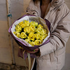 Букет "19 желтых пионовидных тюльпанов"