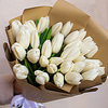 Букет "25 белых тюльпанов"