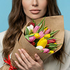 Букет "25 тюльпанов микс"