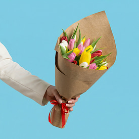 25 тюльпанов микс