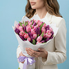 Букет "51 розово-фиолетовый микс тюльпанов"