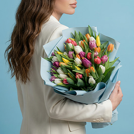 51 тюльпан микс