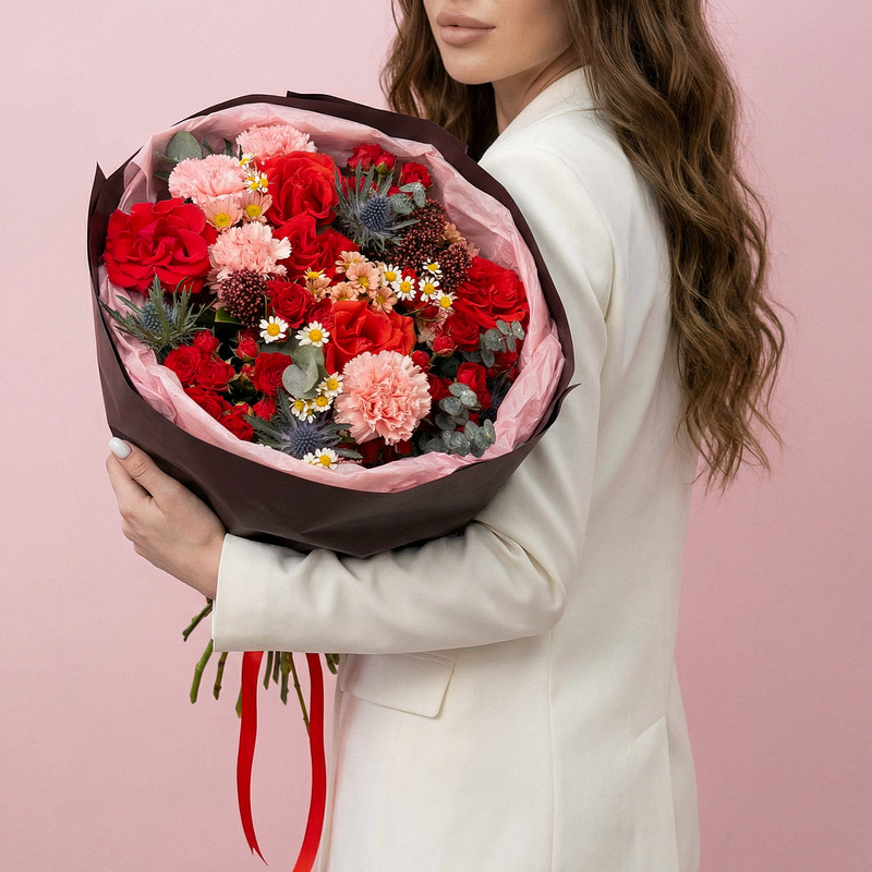 Букет "Клубника в шоколаде"