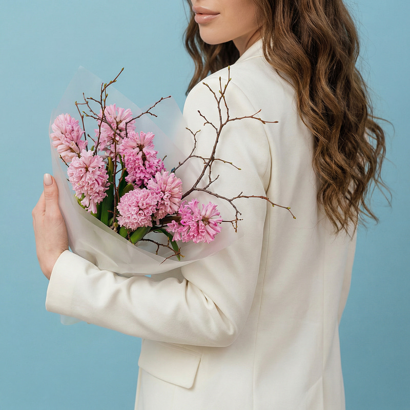 Букет "Розовый парфюм"