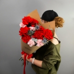 Букет "Красный бархат"