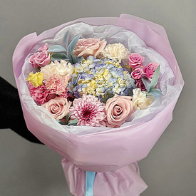 Розовая вата