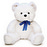 Мишка 35см, белый